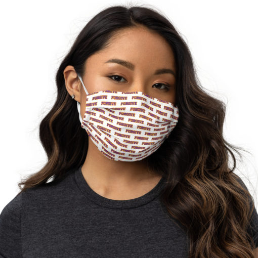 "Forgive" - Premium face mask - Image 4