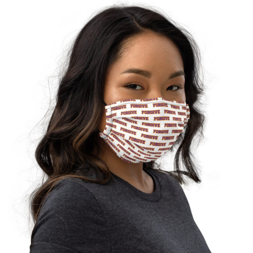 "Forgive" - Premium face mask - Image 2