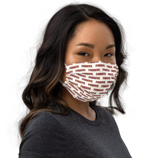 "Forgive" - Premium face mask - Image 5